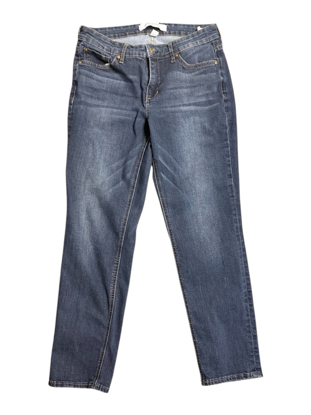 Vintage America weekend crop Straight Leg Dark Blue Jeans size 6/28